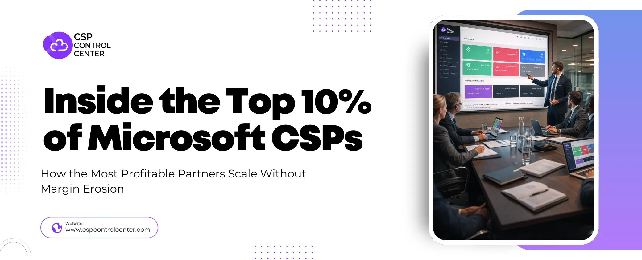 Painel de erosão de margem no Microsoft CSP com análises de faturação e margem