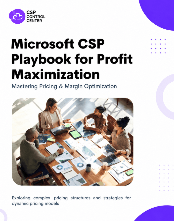 Microsoft CSP Playbook for Profit Maximization ebook cover
