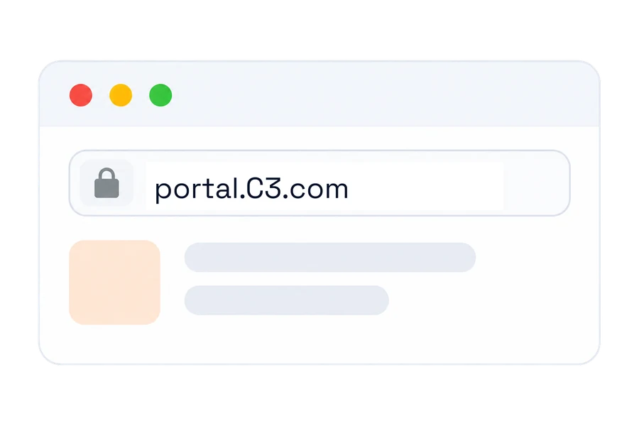 A storefront on your own domain carrying your branding