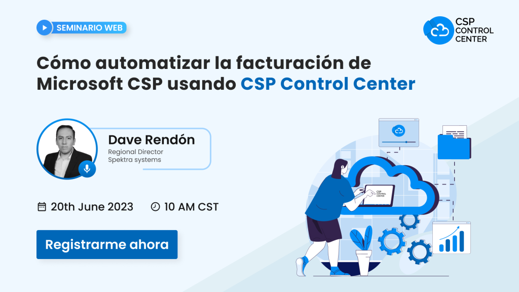 Microsoft CSP usando CSP Control Center 1920x1080 Linkedin Header